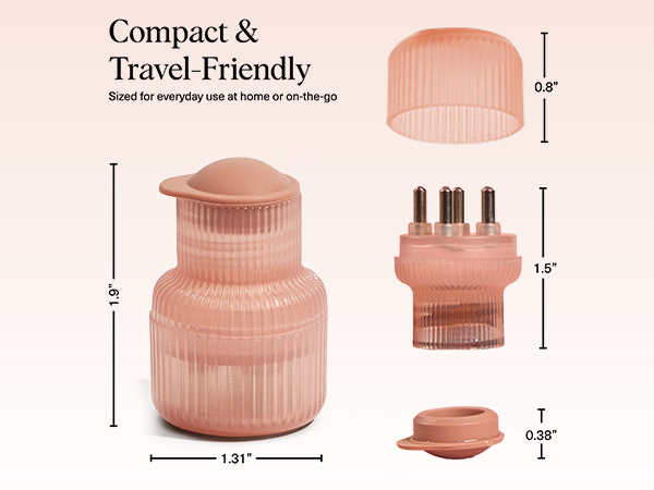 Kitsch Scalp & Hair Oil Applicator &ndash; Stainless Steel Bristles Scalp Oil Applicator for Even Distribution, Mess-Free Oiling & Head Massager Scalp &ndash; Precision Hair Care Tool for Roots & All Hair Types