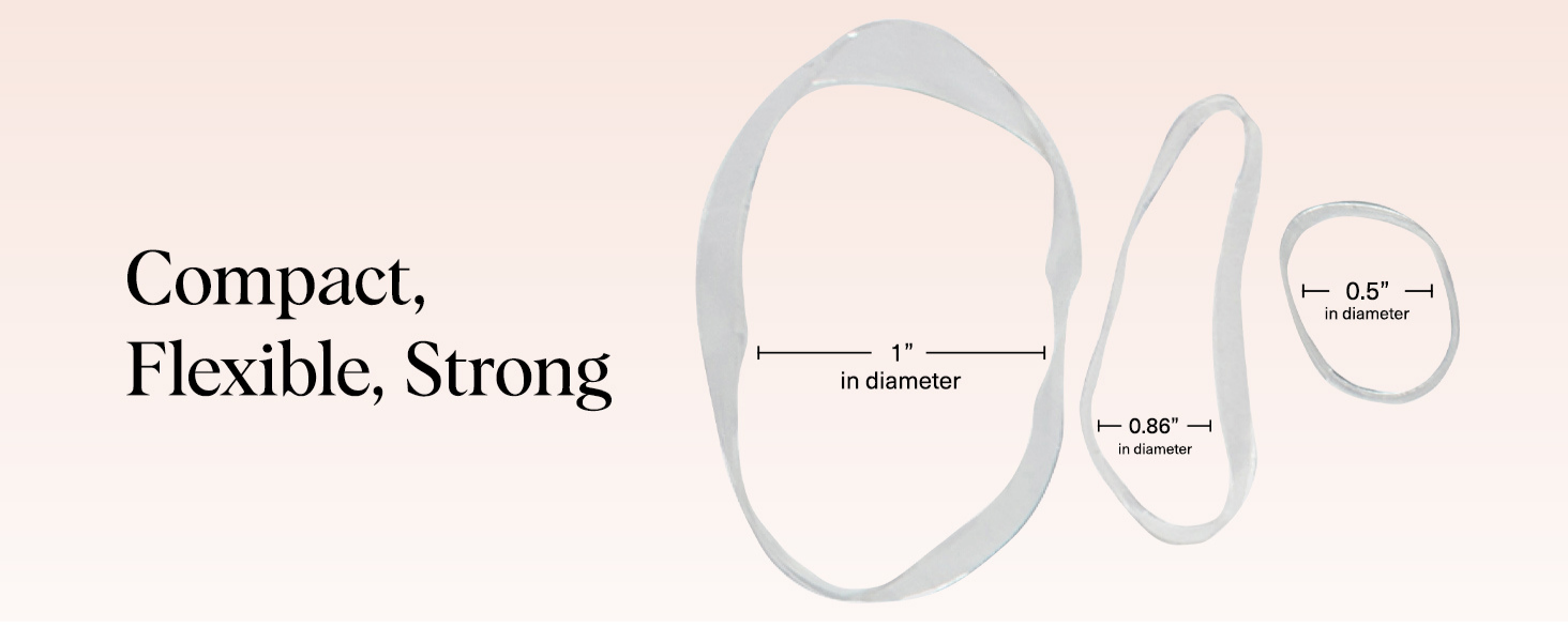 Kitsch No Snag Small Elastic Hair Ties - 1pack, 100pcs | Rubber Bands for Hair