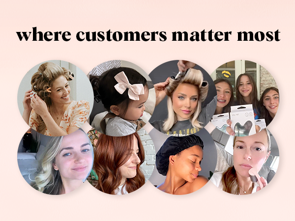 Kitsch Ceramic Hair Rollers for Women &ndash; Self-Grip Hair Curlers for Heatless Overnight Curls, Long-Lasting, Frizz-Free, Volumizing Large Rollers for All Hair Types &ndash; Terracotta, 4 Count (Pack of 1)