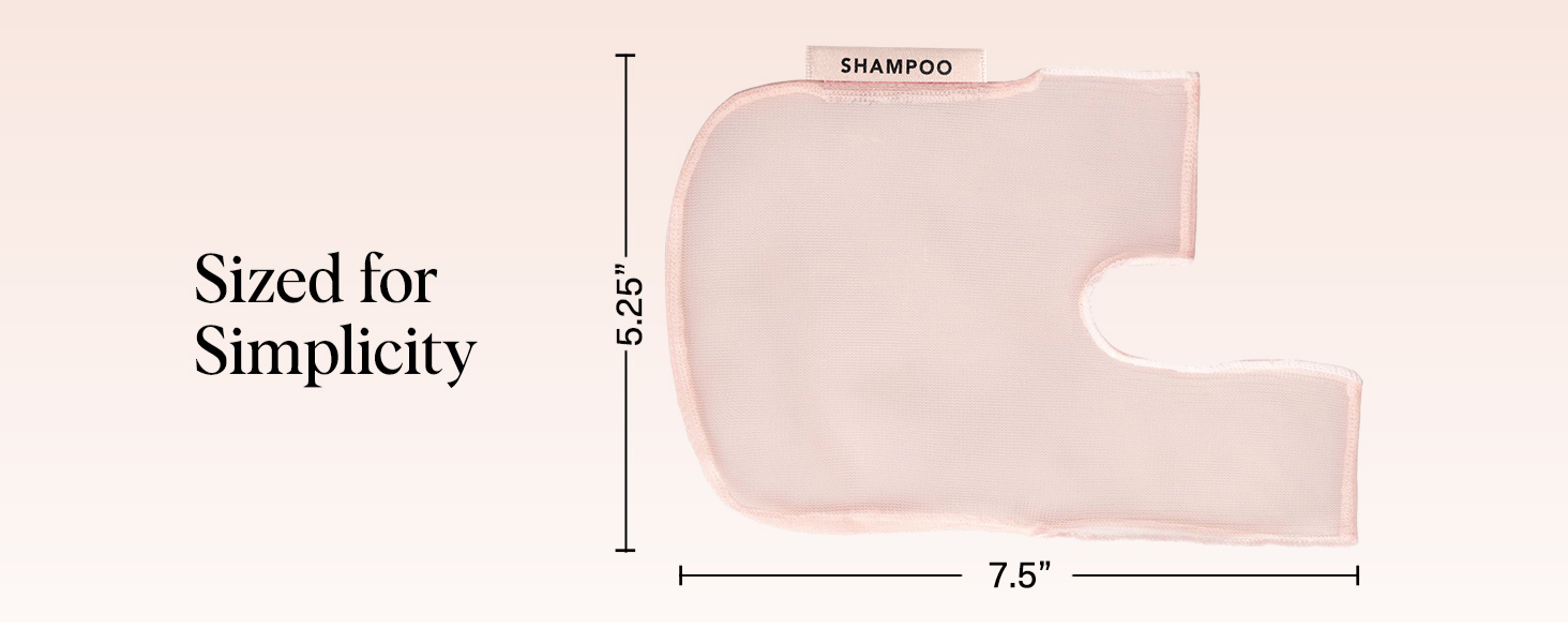 Kitsch Bar Soap Saver Pouch &ndash; Patented Mesh Soap Bag for Shampoo and Conditioner Bars - Extends Use & Prevents Soggy Mess - Recycled Beauty Bar Bag, Eco-Friendly - Blush