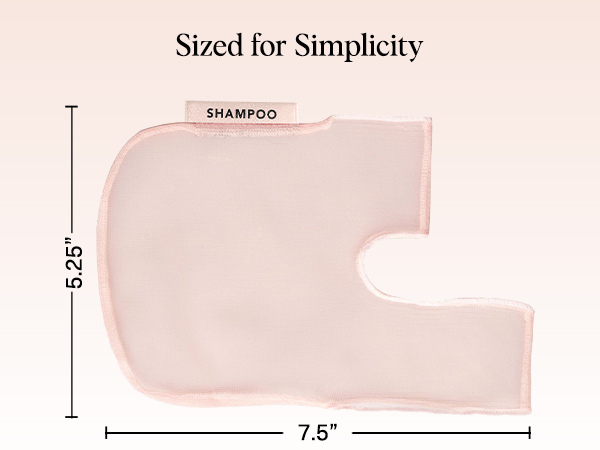 Kitsch Bar Soap Saver Pouch &ndash; Patented Mesh Soap Bag for Shampoo and Conditioner Bars - Extends Use & Prevents Soggy Mess - Recycled Beauty Bar Bag, Eco-Friendly - Blush