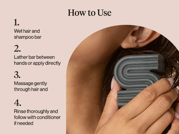 Kitsch Clarifying Shampoo Bar – Detox Shampoo for Hard Water & Chlorine Build Up – Hair Shampoo for Women & Men – Hair Care w/Apple Cider Vinegar, Activated Charcoal & Vitamin C, Color-Safe - 91g