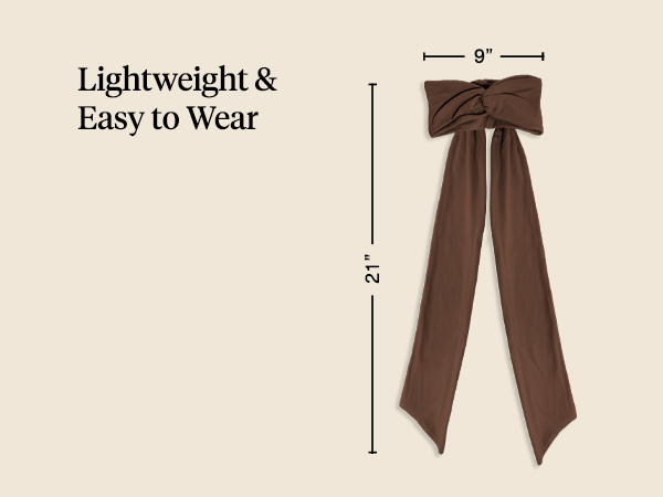 Kitsch Set & Flow Active Heatless Curling Headband For Women - Brown, 1pc - Soft, Breathable Cotton Head Bands For Women's Hair &ndash; Stretchy Fit, Achieves Curls Overnight &ndash; Gym-To-Glam In Minutes