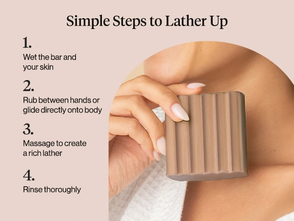 Kitsch Warm Sugar Body Wash Bar Soap for Women – Made in USA - 113g