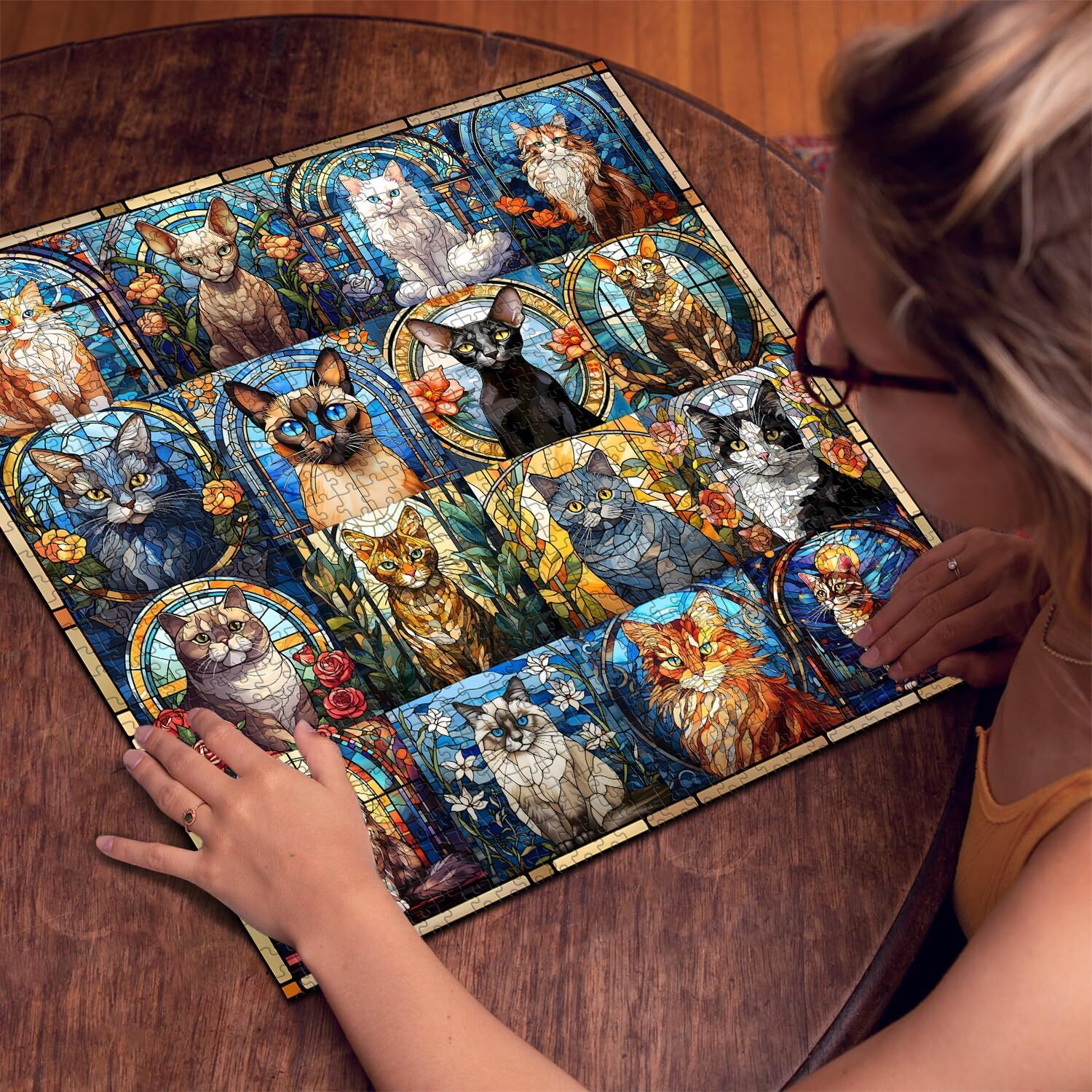 Gift for puzzle lovers 1000 piece jigsaw puzzle for adults