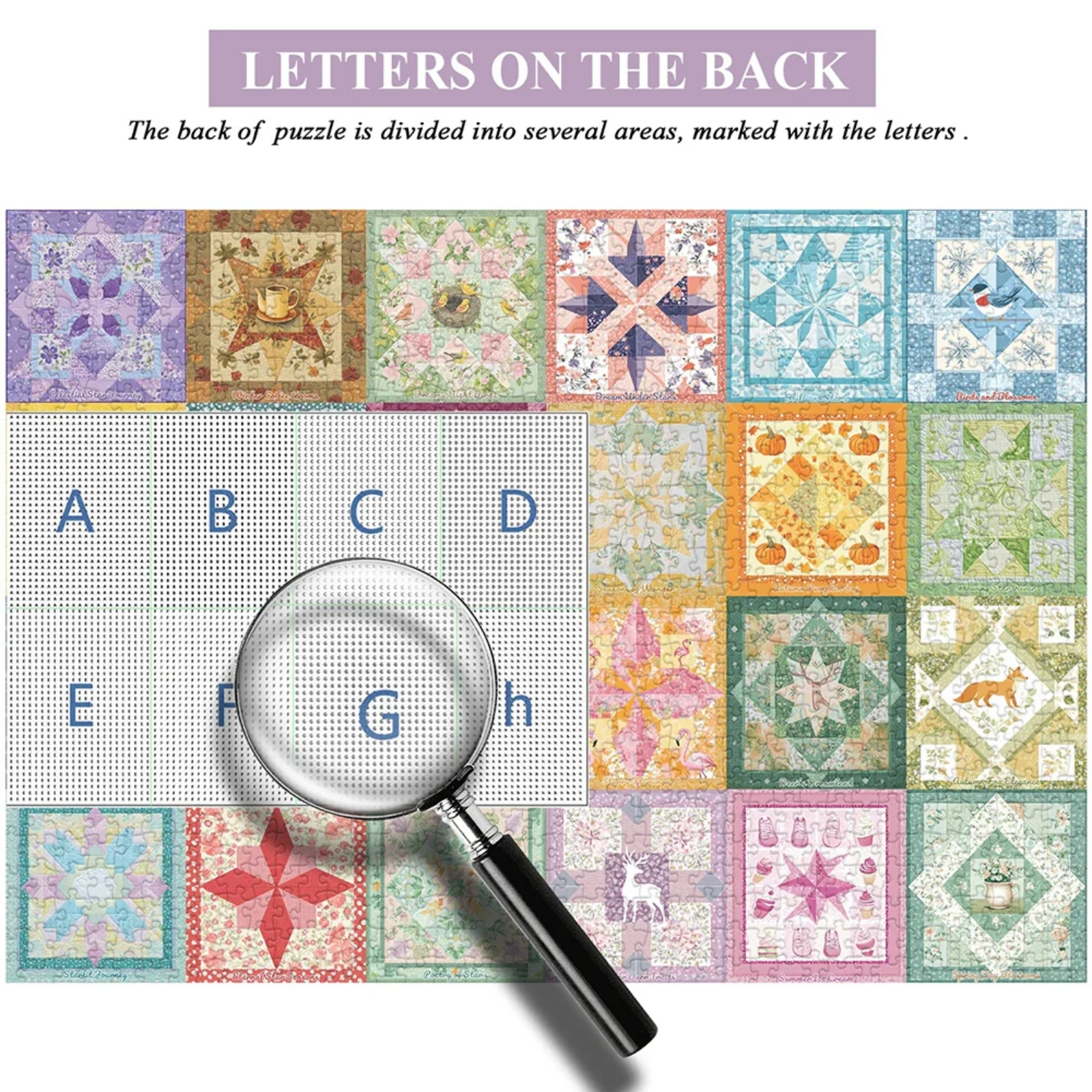 Star Season 1000 Piece Jigsaw Puzzle for Adults - Letters on the back for Easy Sorting