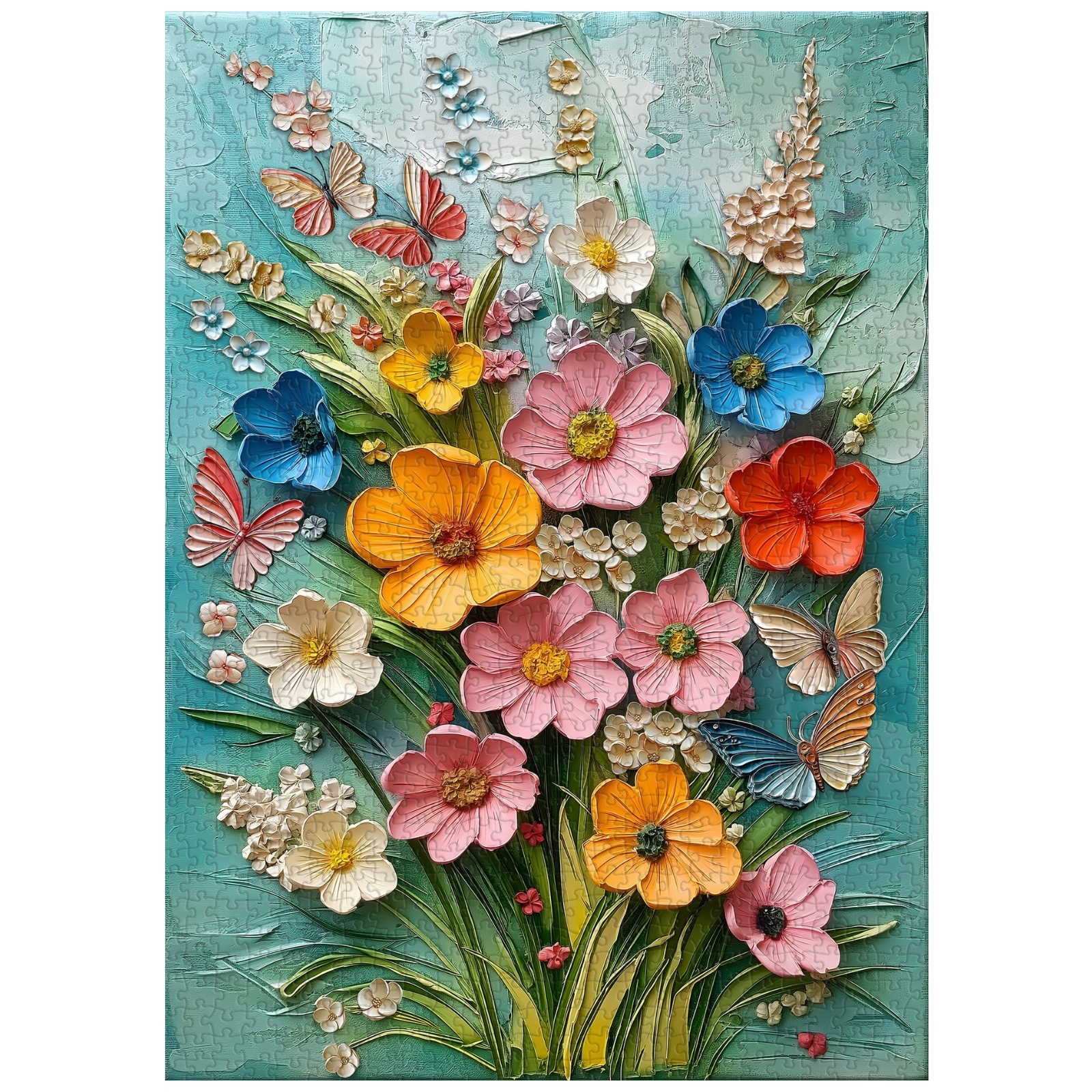 Spring Flowers Dance 1000 Piece Jigsaw Puzzle for Adults
