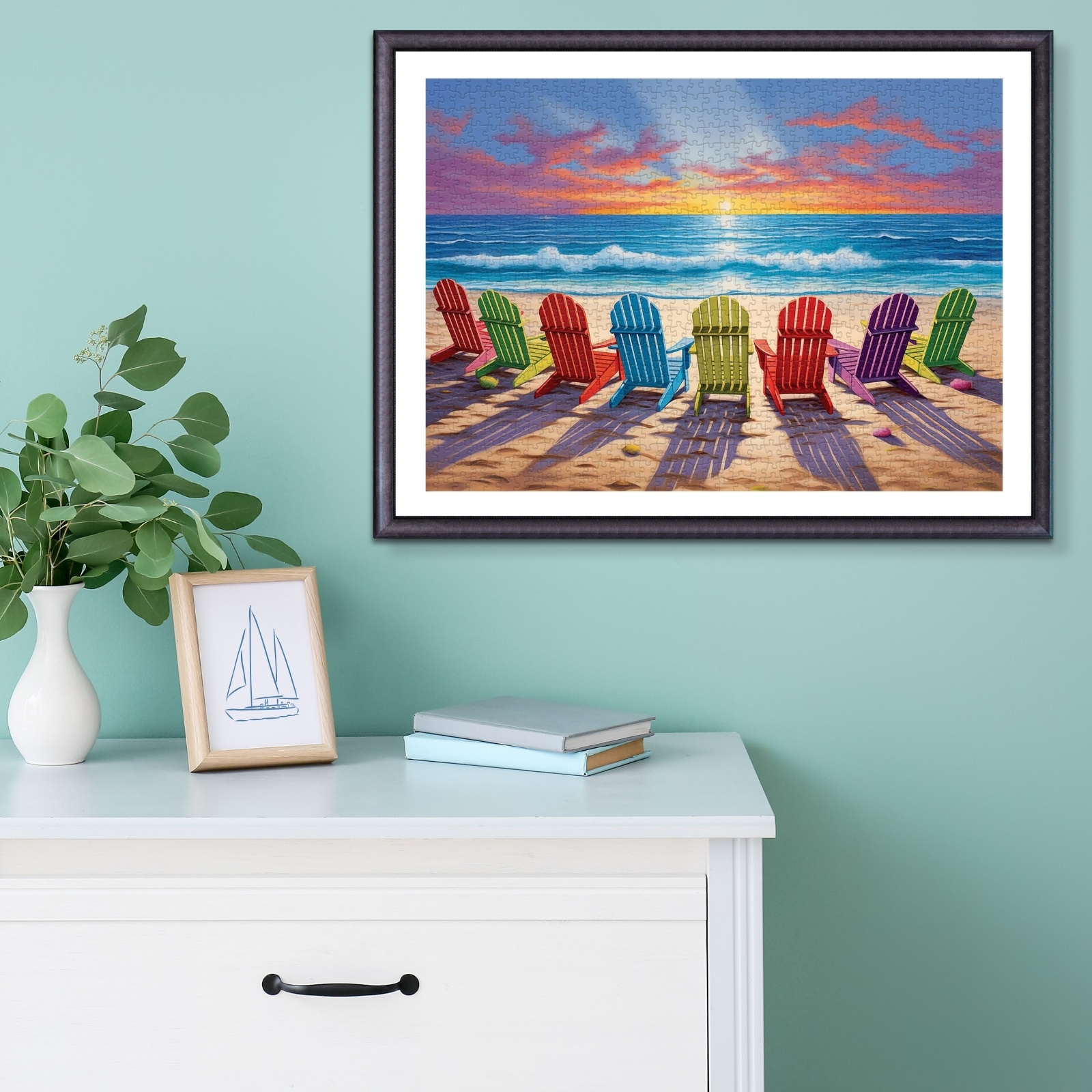 Beach Sunset 1000 Piece Jigsaw Puzzle for Adults: Perfect gift and decor jigsaw puzzle