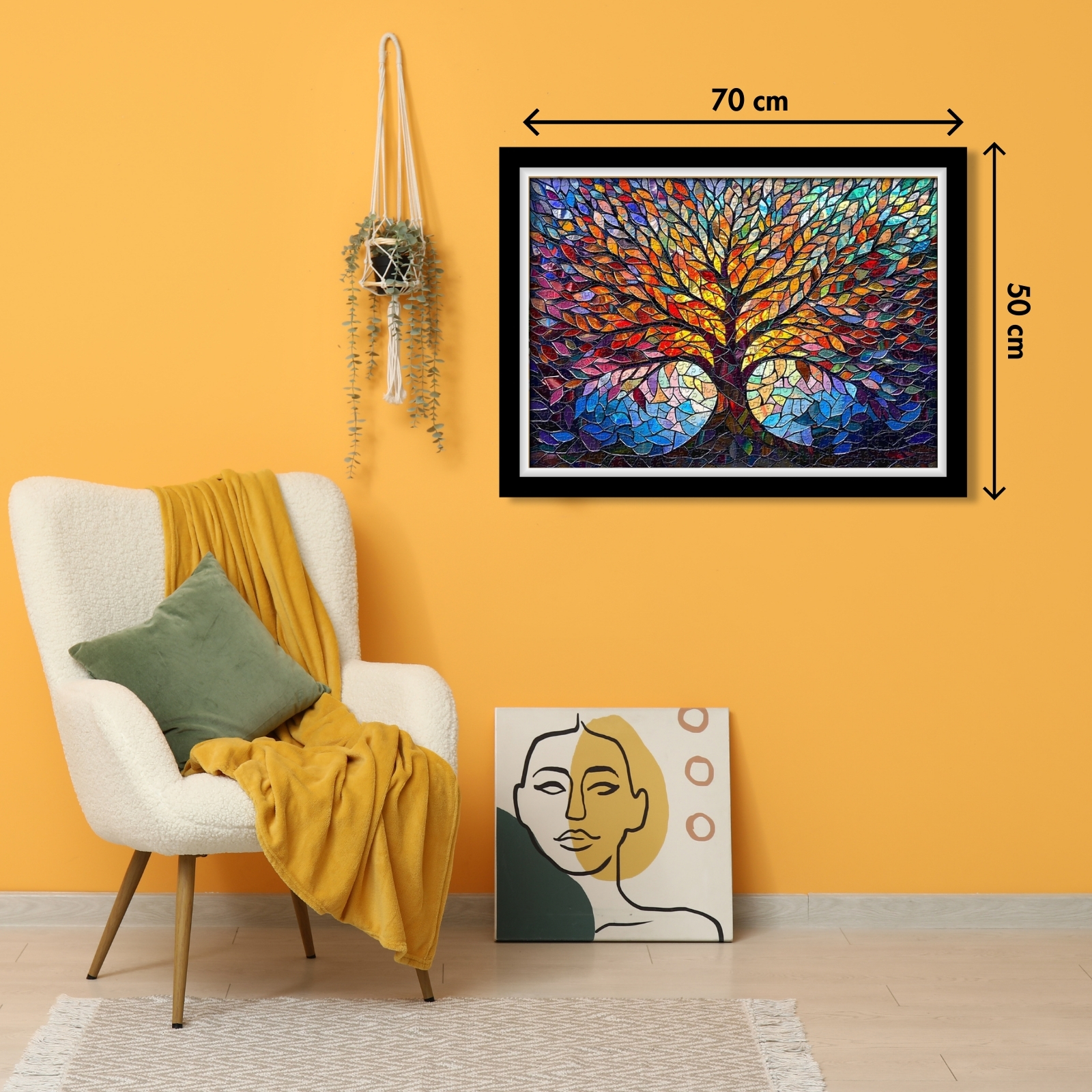 Mosaic Tree of Life 1000 Piece Jigsaw Puzzle for Adults