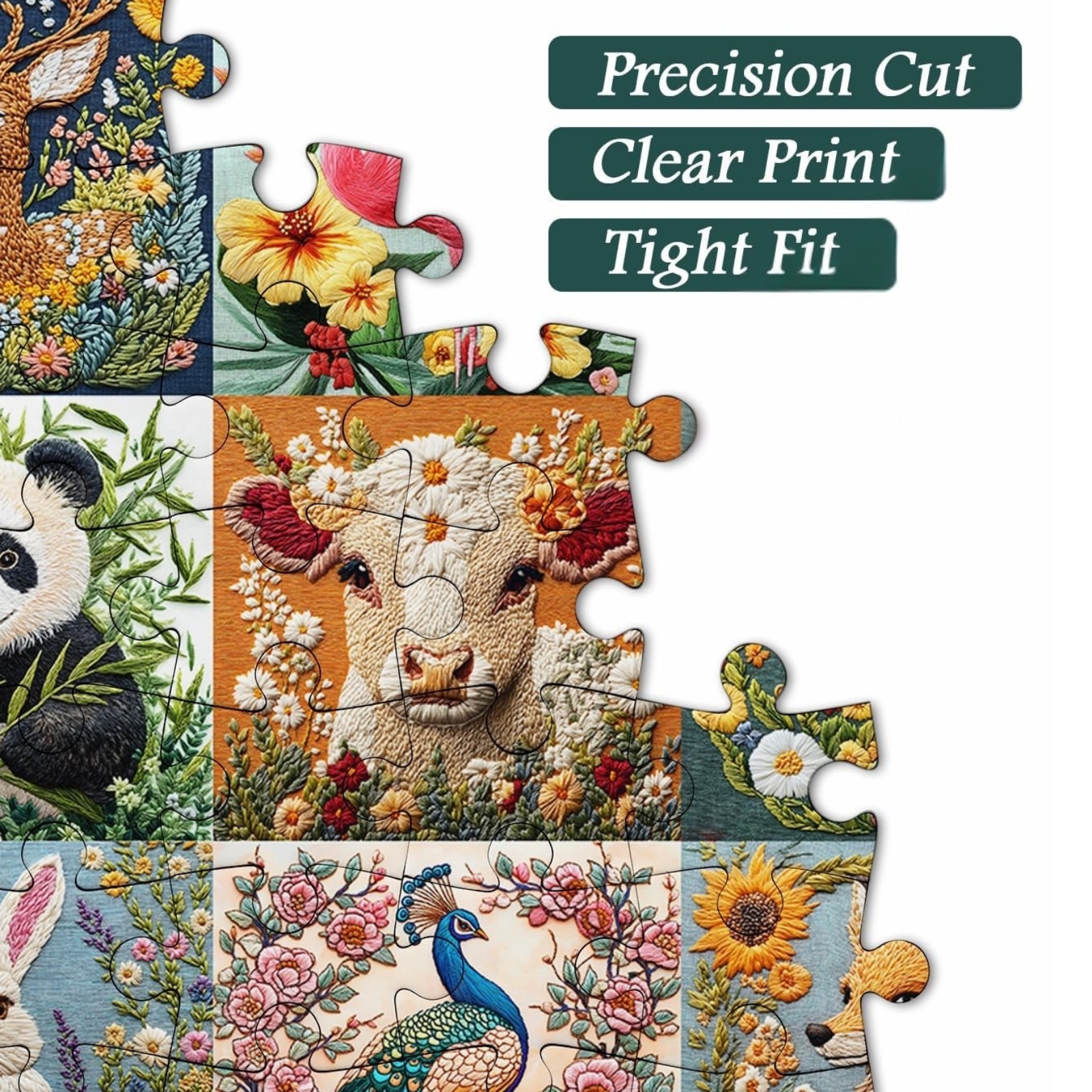 Stitch & Nature 1000 Piece Jigsaw Puzzle for Adults