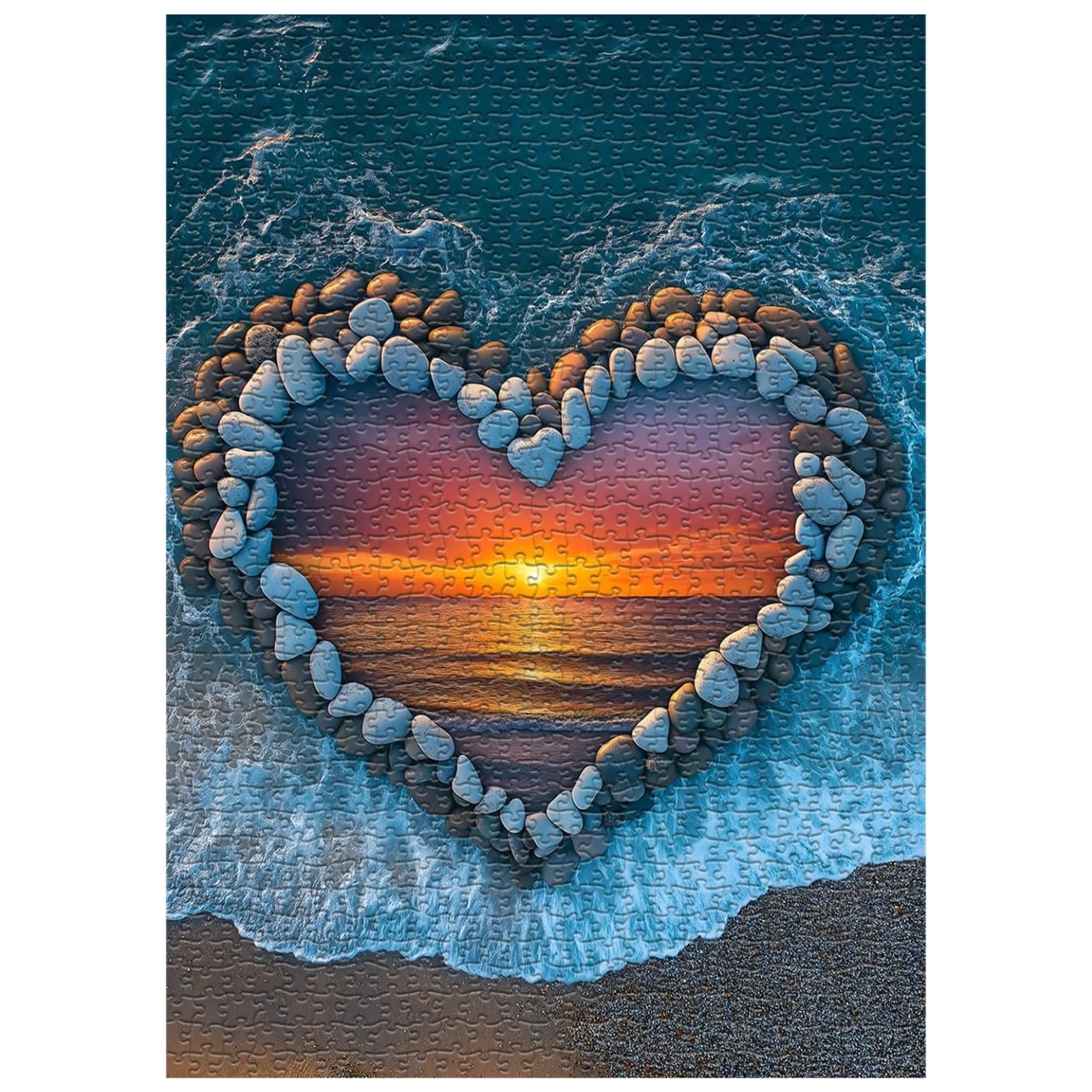Sunset Love 1000 Piece Jigsaw Puzzle for Adults