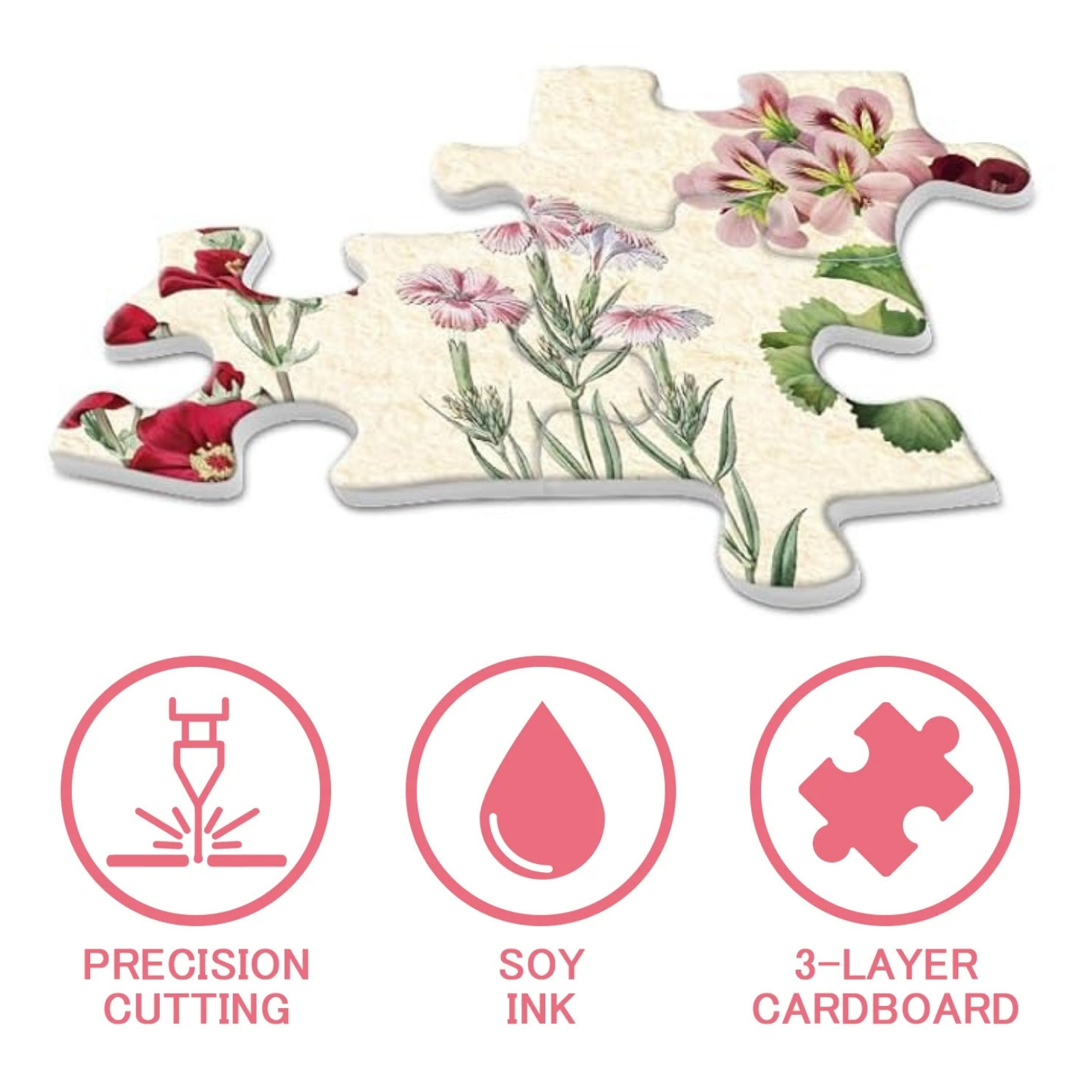 Crimson Fiesta 1000 Piece Jigsaw Puzzle for Adults