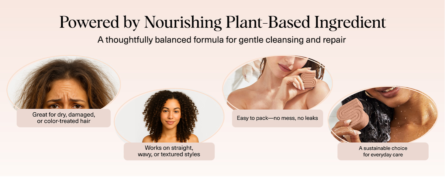 Kitsch Rice Water Shampoo Bar For Hair Growth