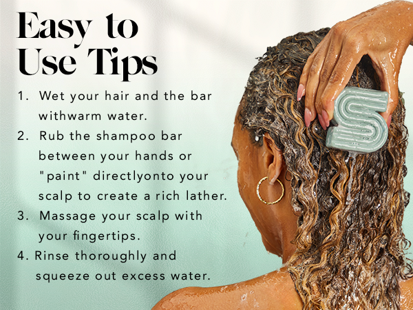 Kitsch Rosemary & Biotin Shampoo Bar - For Hair Growth, Strengthening, Thickening & Volumizing Shampoo for Women and Men - Free of Parabens, Sulfates & Silicones 91g