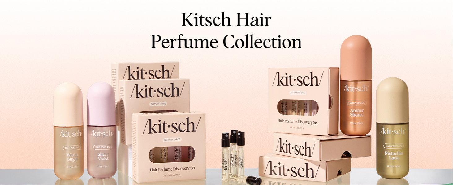 Kitsch Hair Perfume for Women - Tula Rose | Clean, Deodorizing & Patented Odor-Eliminating Technology Hair Spray & Body Mist - Freshen Hair, Body & Pillows - Floral Vanilla Scent &ndash; 50mL