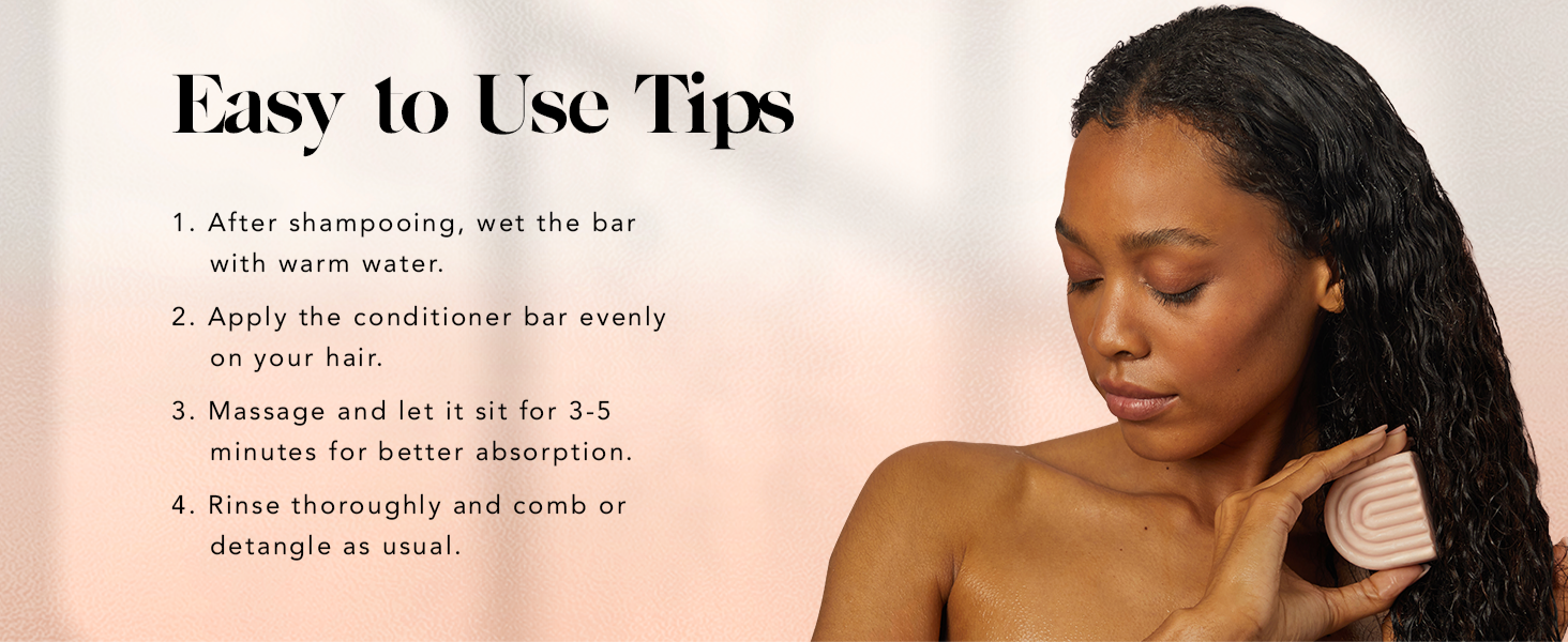 Kitsch Castor Oil Conditioner Bar Soap - Hydrating & Moisturizing Hair Care - Organic Castor Oil Conditioner for Hair Growth & Scalp Nourishment - Silicone & Paraben-Free, Vegan, Made in USA