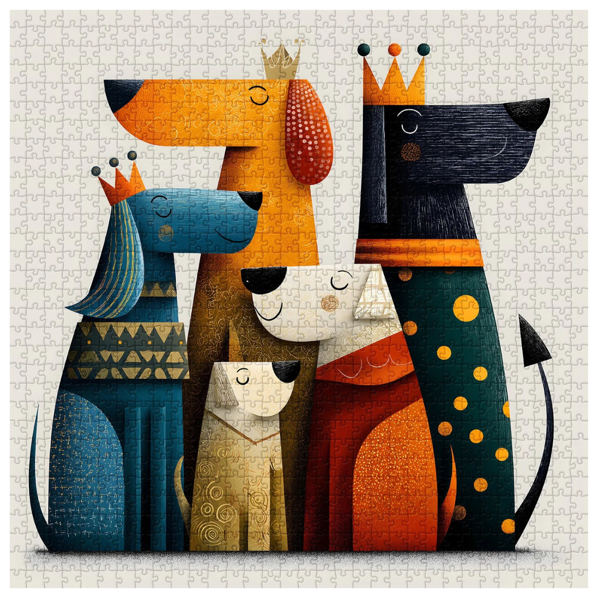 Royal Pups Jigsaw Puzzle 1000 Pieces