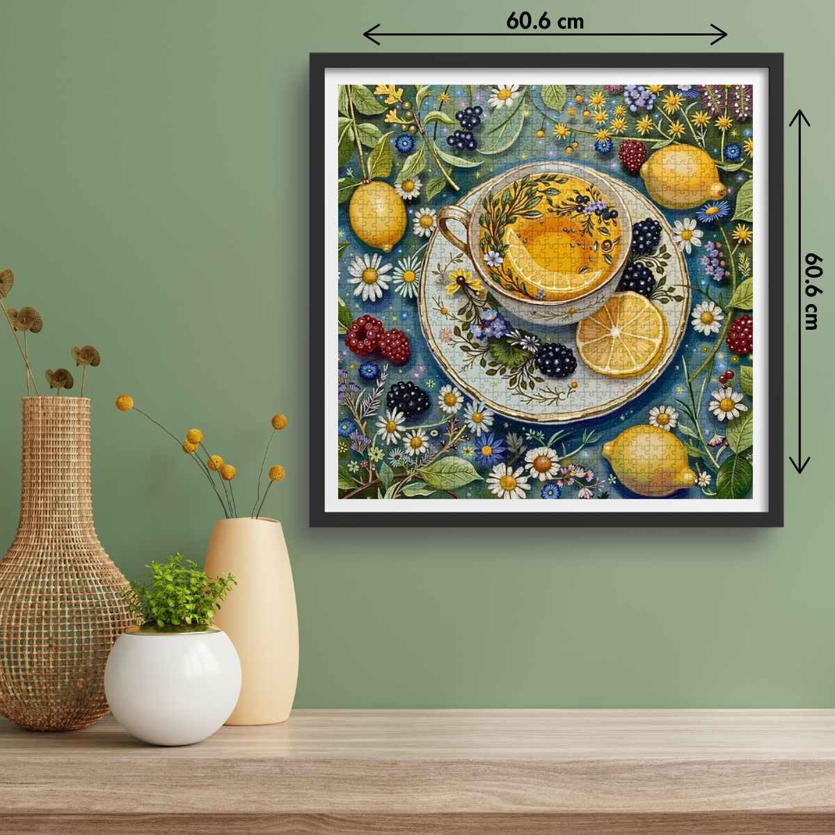 Floral Tea Talk Jigsaw Puzzle 1000 Pieces