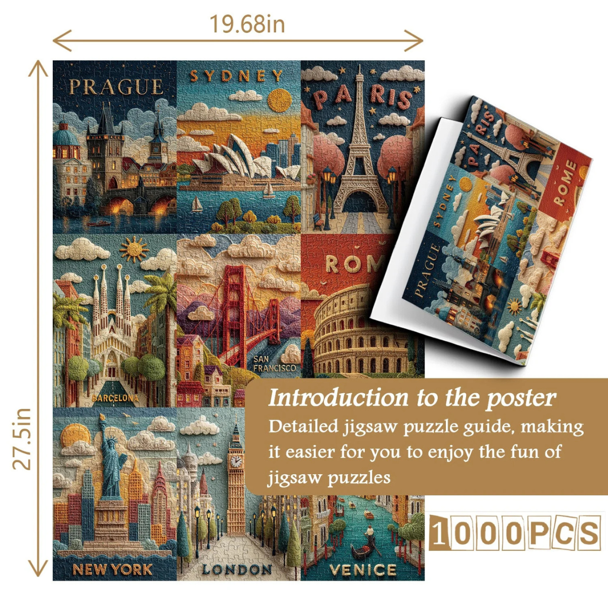 Art Travel Jigsaw Puzzle 1000 Pieces