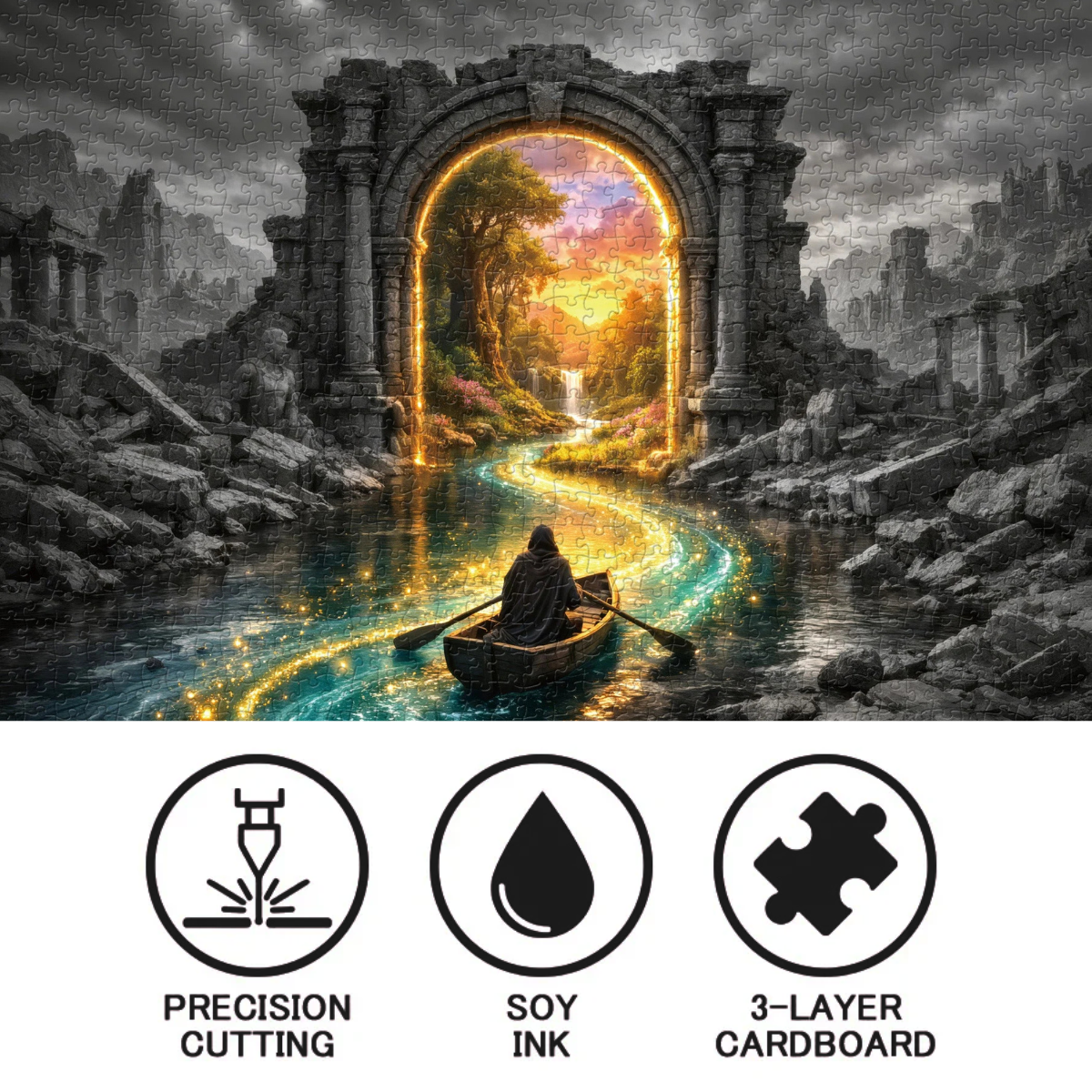 Gate of Ruins Jigsaw Puzzle 1000 Pieces