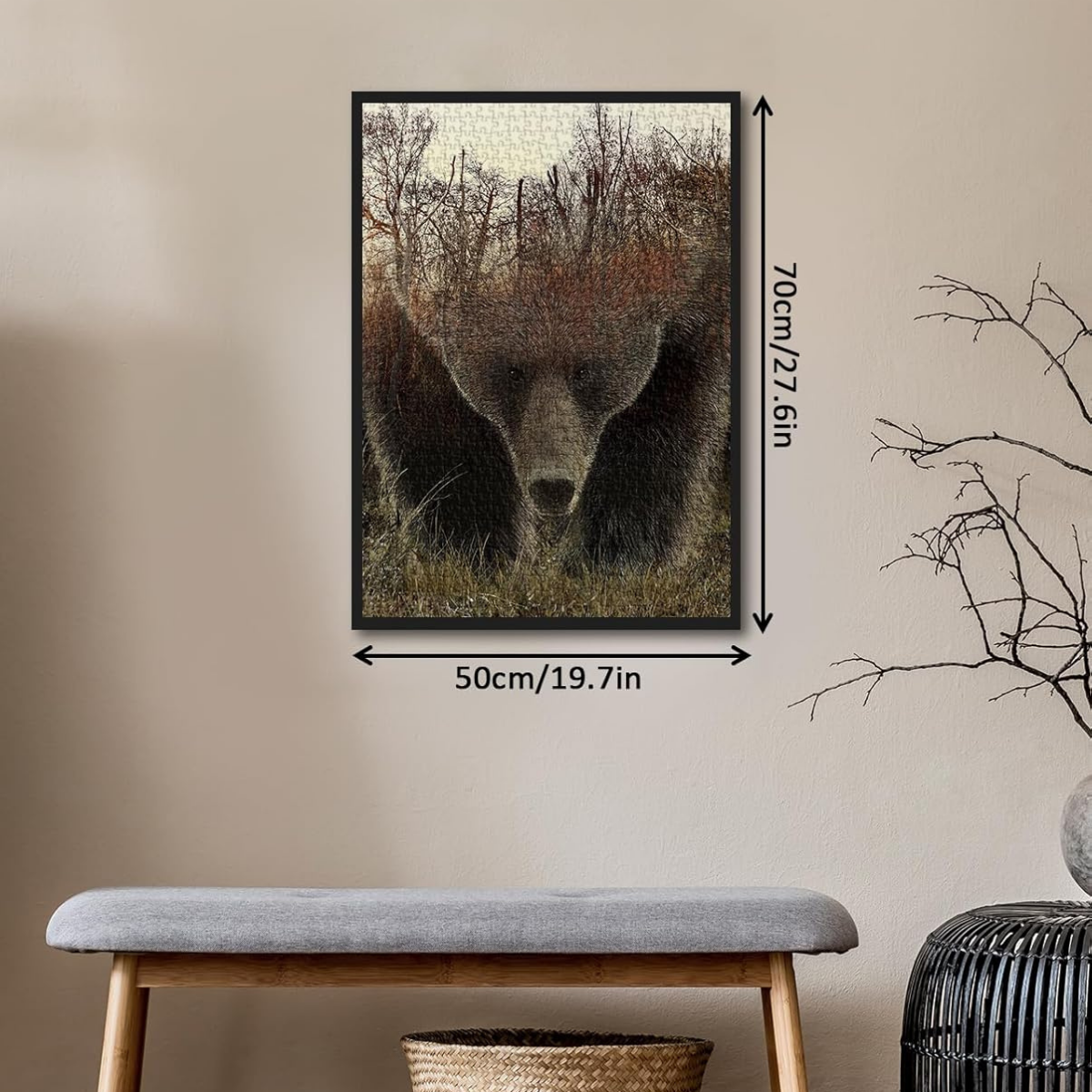 Forest Bear Jigsaw Puzzle 1000 Pieces