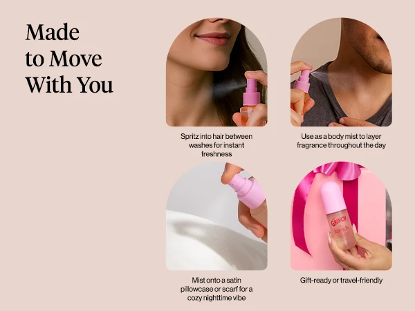 Kitsch Hair Perfume for Women &ndash; Hair Spray & Body Mist &ndash; 50mL - Warm Cookie-Scented Hug &ndash; Clean, Deodorizing & Patented Odor-Eliminating Technology &ndash; Freshen Hair, Body & Pillows
