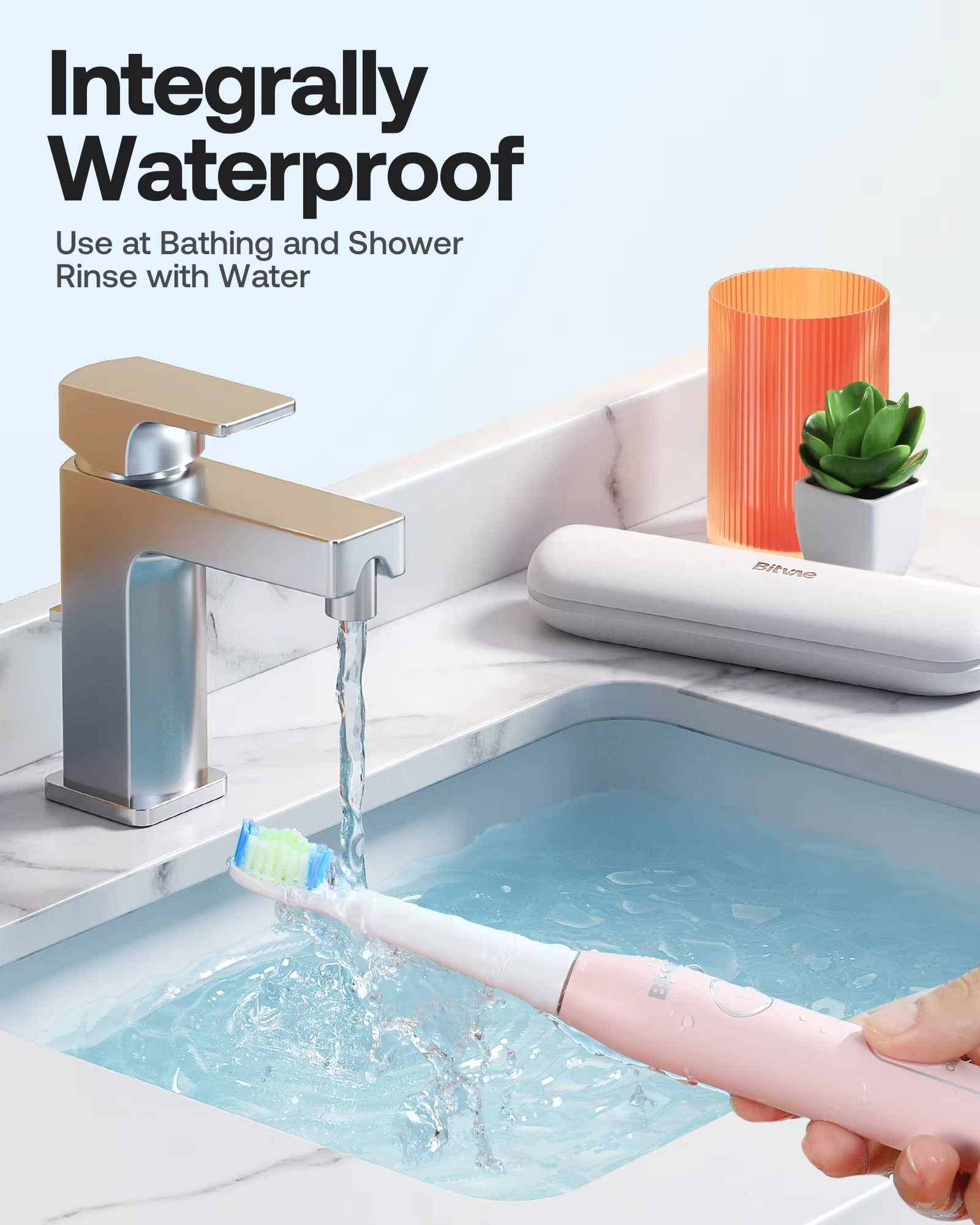 Electric toothbrush Bitvae D2 Waterproof safe for use in shower