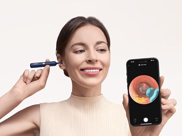 Earwax removal tool with camera