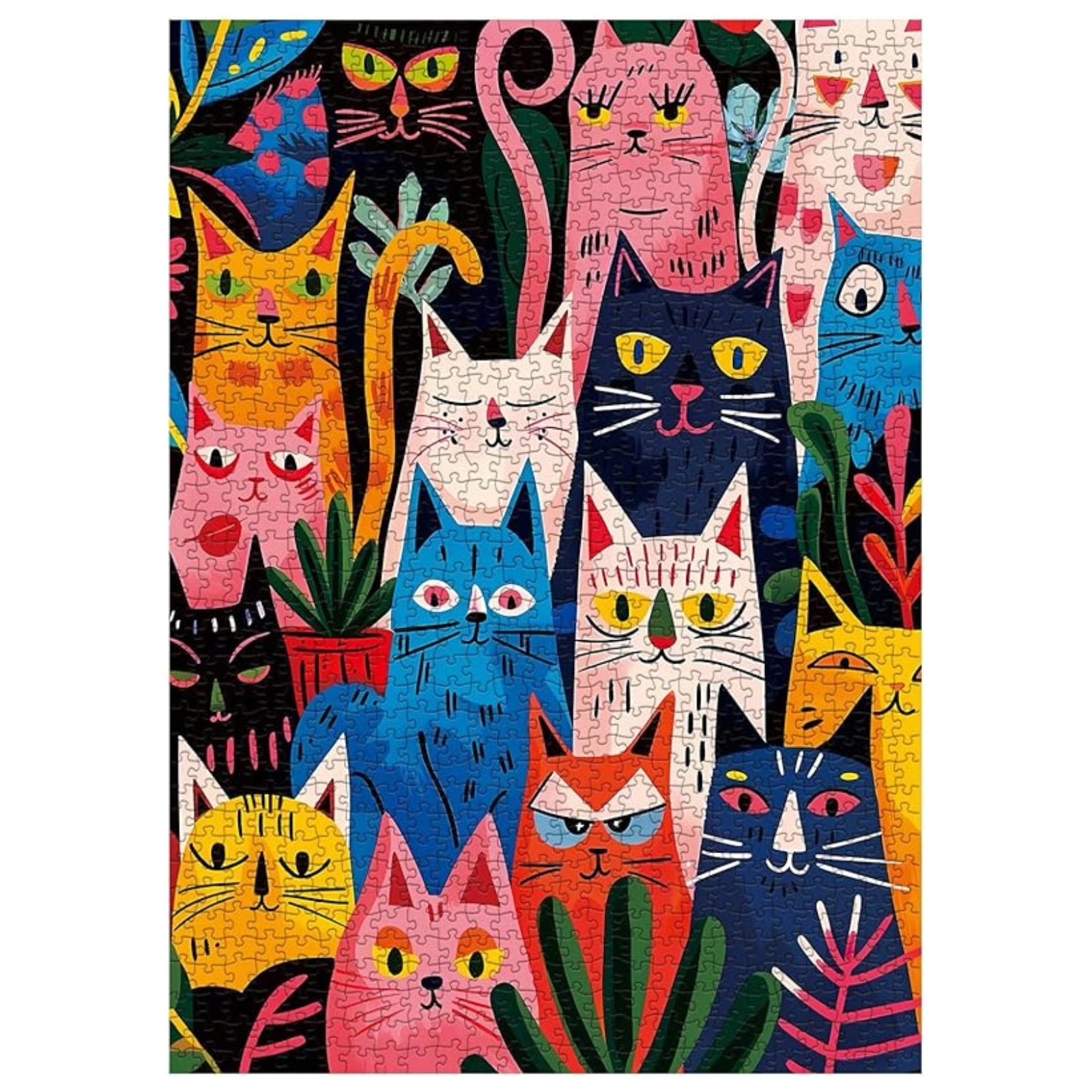 Color Whiskers 1000 Piece Jigsaw Puzzle for Adults