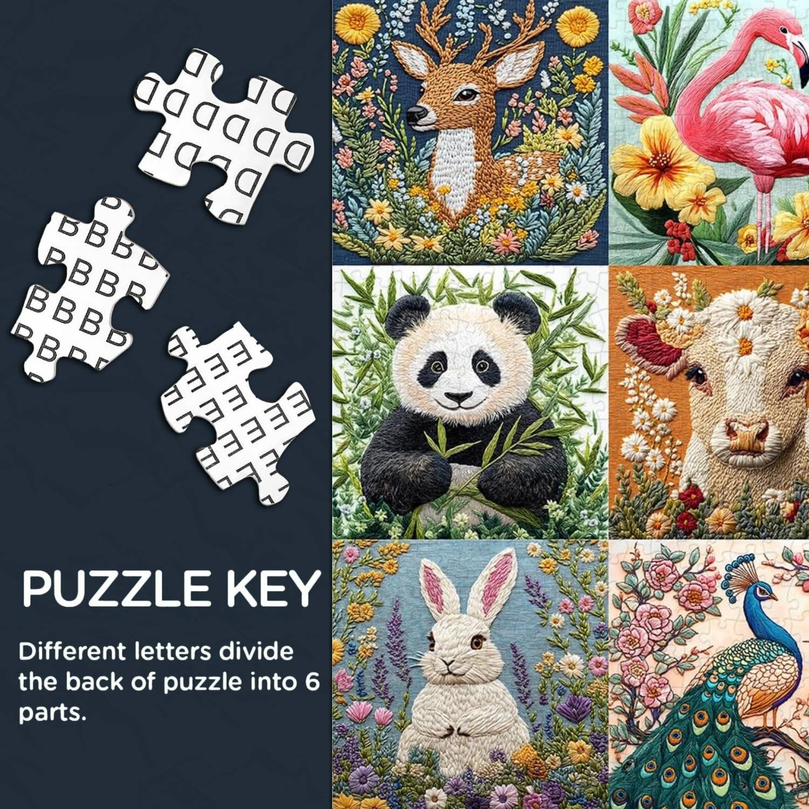 Stitch & Nature 1000 Piece Jigsaw Puzzle for Adults