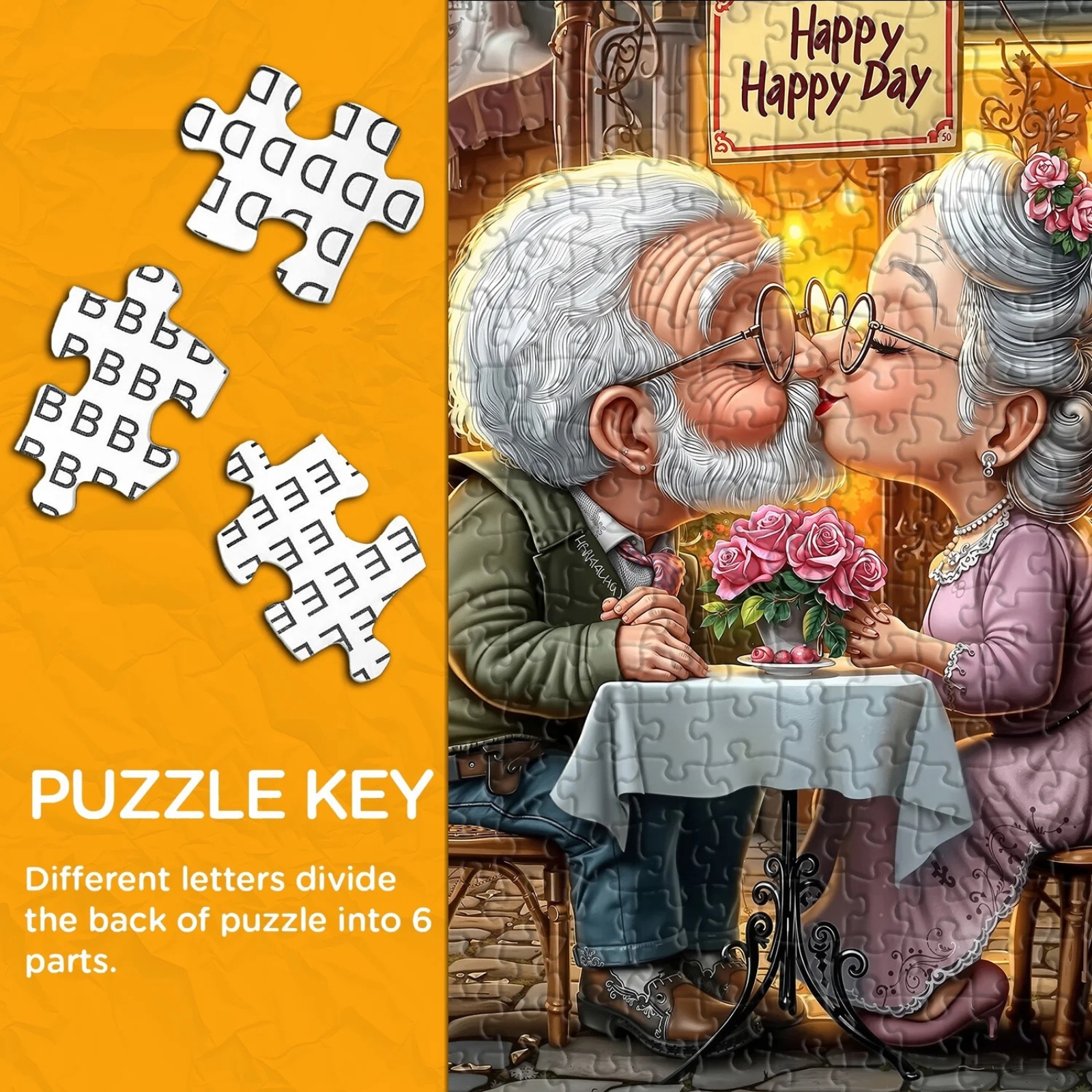Romantic Date 1000 Piece Jigsaw Puzzle for Adults