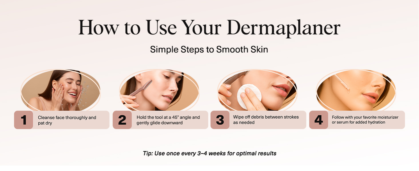 Kitsch Dermaplaning Tool - Razor for Face & Eyebrow 12pc Set - Terracotta