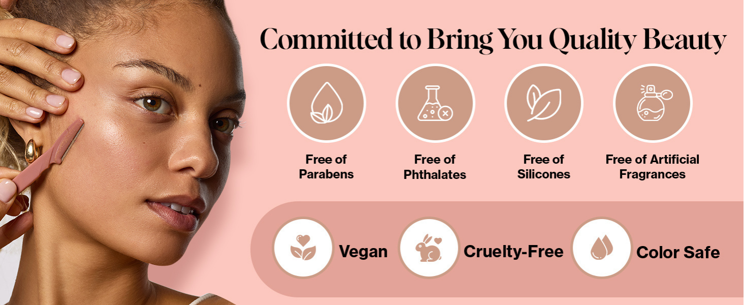 Kitsch Dermaplane Face Oil with Jojoba & Argan Oil – Hydrating Facial Formula for Dermaplaning Tool, Gua Sha & Razor Use – Irritation-Free Shave Oil for Soft, Radiant Skin - 60mL