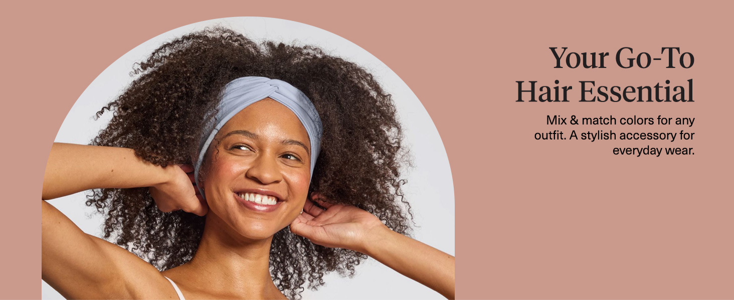 Kitsch Wide Headbands for Women Non Slip - Running Headbands for Girls, Ideal for Working Out, Yoga, Gym, or Lounging | Stretchy Head Bands | Fashion Hair Accessories - Garden Bouquet, 2pcs