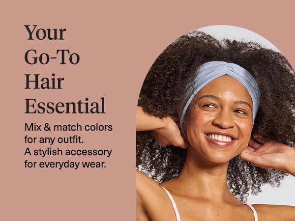 Kitsch Wide Headbands for Women Non Slip - Running Headbands for Girls, Ideal for Working Out, Yoga, Gym, or Lounging | Stretchy Head Bands | Fashion Hair Accessories - Garden Bouquet, 2pcs