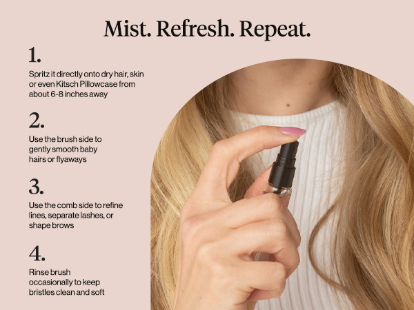 Kitsch Hair Perfume for Women - Movie Theater Set | Deodorizing & Patented Odor-Eliminating Technology Hair Spray & Body Mist - Buttered Popcorn, Fizzy Cola & Cinnamon Pretzel, 3x10mL