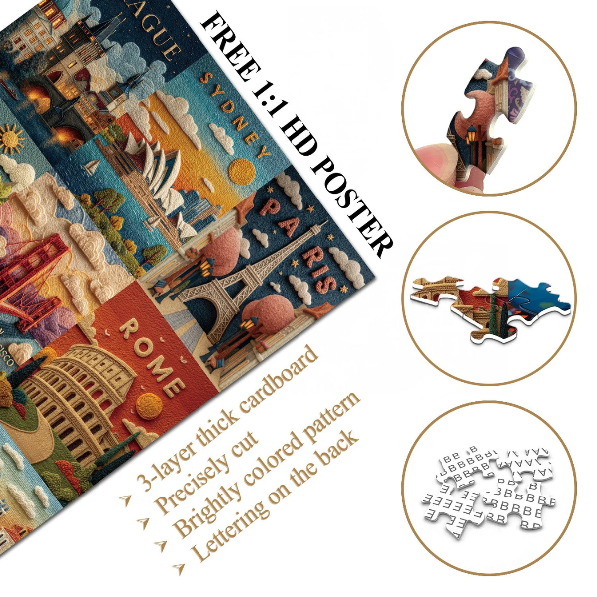Art Travel Jigsaw Puzzle 1000 Pieces