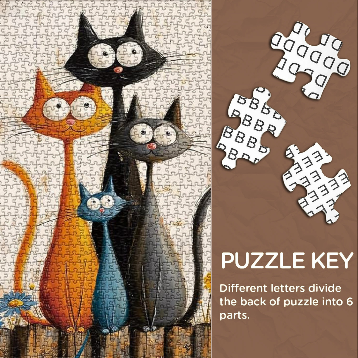 Charming Cats Jigsaw Puzzle 1000 Pieces