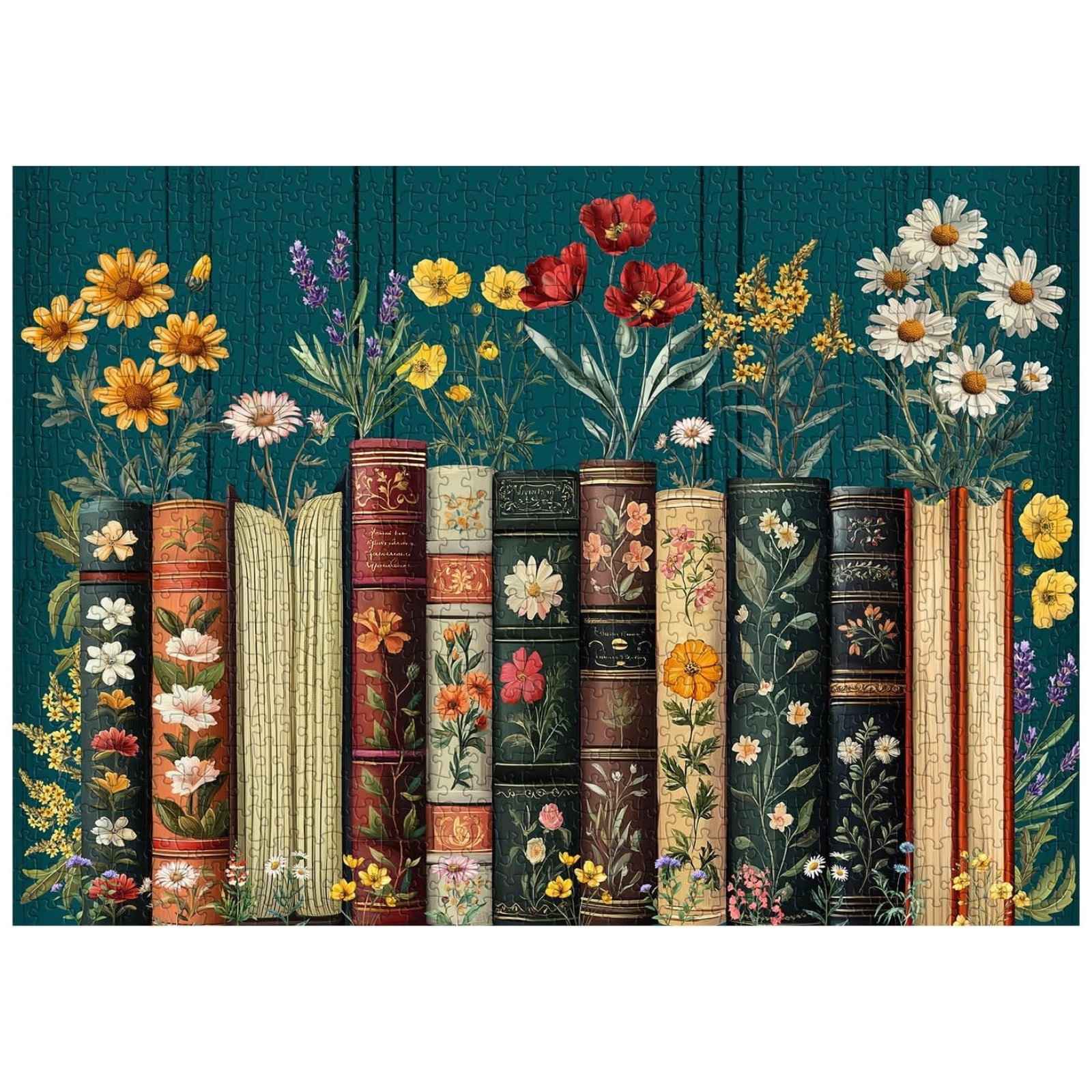 Literary Blossoms 1000 Piece Jigsaw Puzzle for Adults