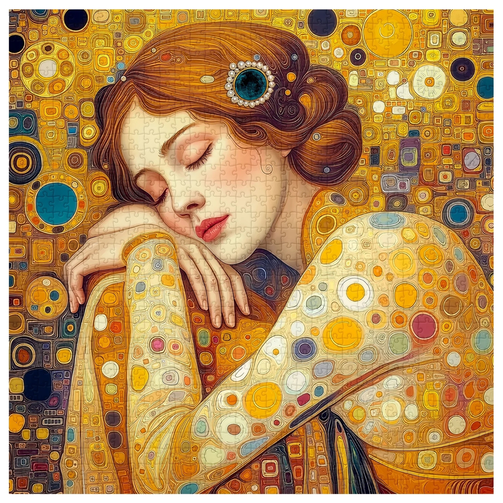 Golden Reverie 1000 Piece Jigsaw Puzzle for Adults