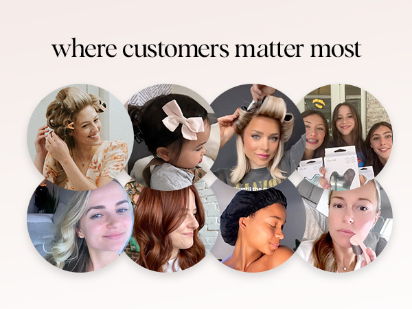 Kitsch Satin Scrunchies for Women - Softer Than Silk Scrunchies | Hair Ties No Damage for Frizz-Free Sleep | Ideal Gifts for Women, Assorted, 5pcs