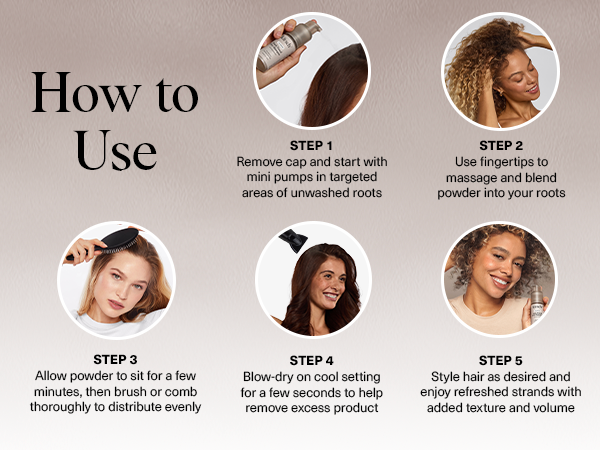 Kitsch Volumizing Rice Protein Dry Shampoo Powder - Dry Shampoo for Women & Men, Dark Hair, No White Cast, Absorbs Oil, Non-Greasy, Fragrance Free, Travel Size | Ideal Gifts for Women- Dark Tinted