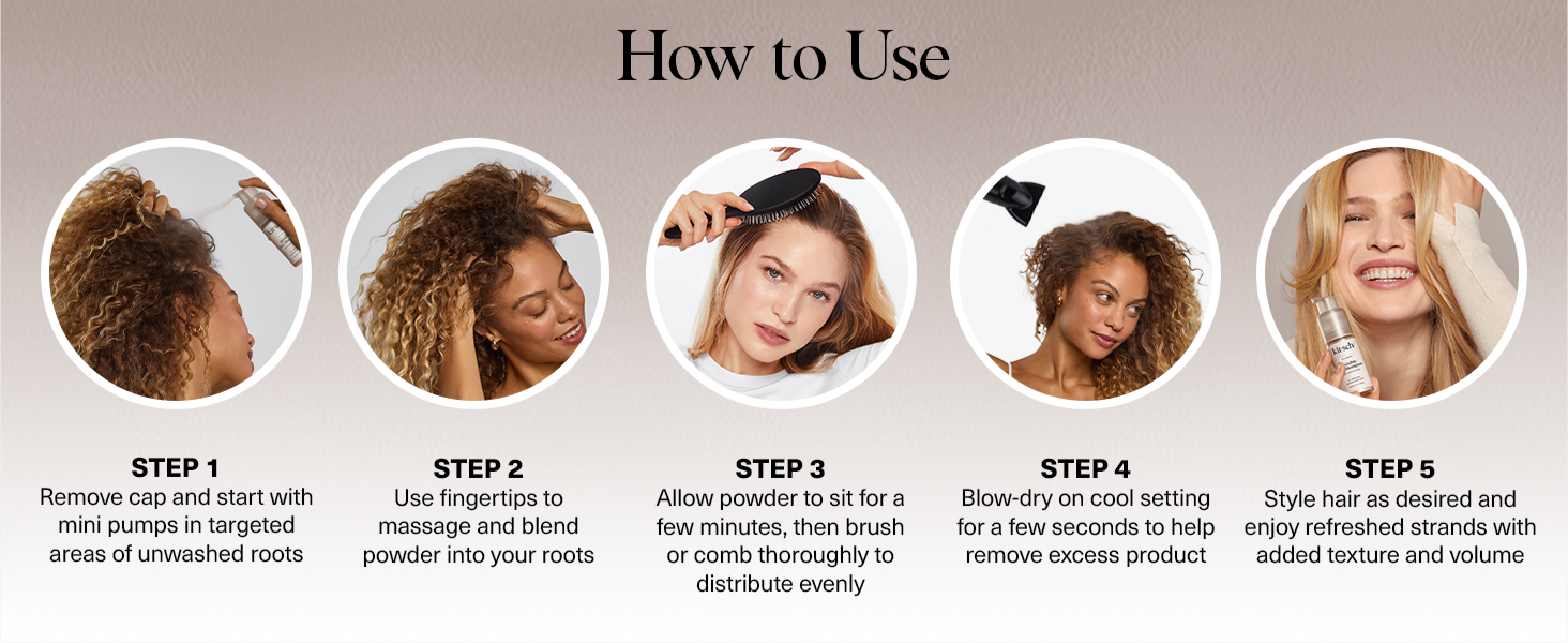 Kitsch Volumizing Rice Protein Dry Shampoo Powder - Dry Shampoo for Women & Men, No White Cast, Absorbs Oil, Non-Greasy, Light-to-medium Hair Colors, Travel Size | Ideal Gifts for Women- Invisible