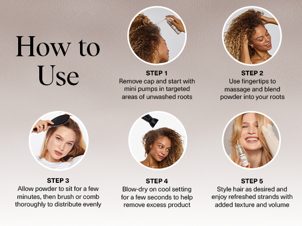 Kitsch Volumizing Rice Protein Dry Shampoo Powder - Dry Shampoo for Women & Men, No White Cast, Absorbs Oil, Non-Greasy, Light-to-medium Hair Colors, Travel Size | Ideal Gifts for Women- Invisible