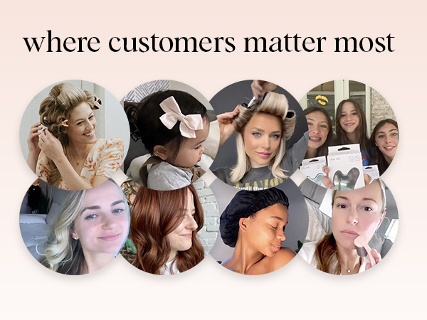 Kitsch No Snag Small Elastic Hair Ties - 1pack, 100pcs | Rubber Bands for Hair