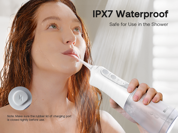 Water Flosser Bitvae C6 IPX7 Waterproof Safe for use in the shower