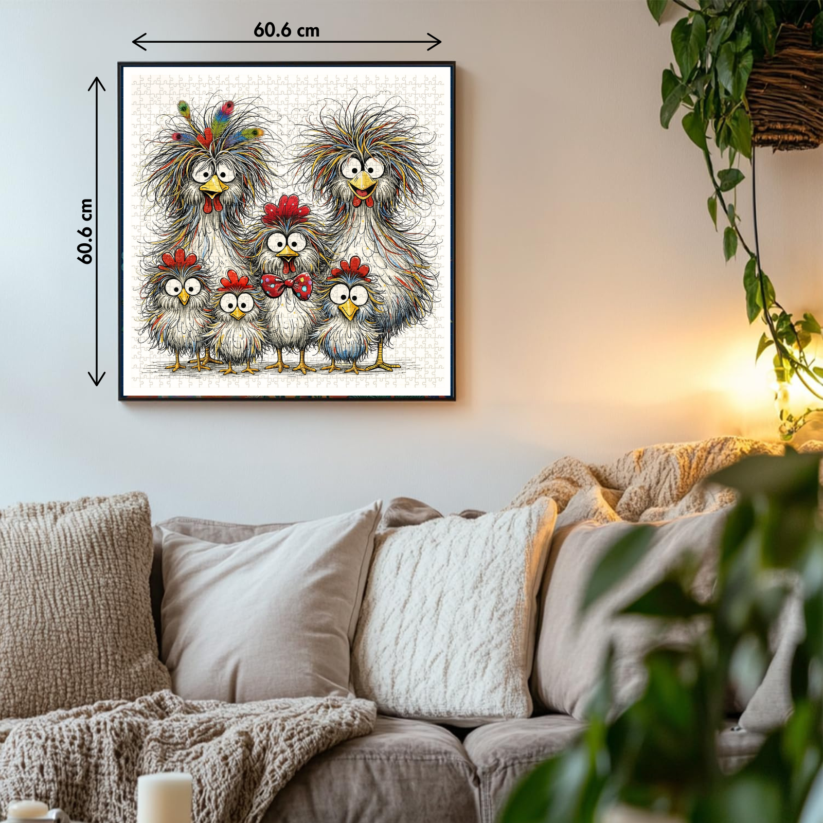 The Scruffy Chicks Jigsaw Puzzle 1000 Pieces