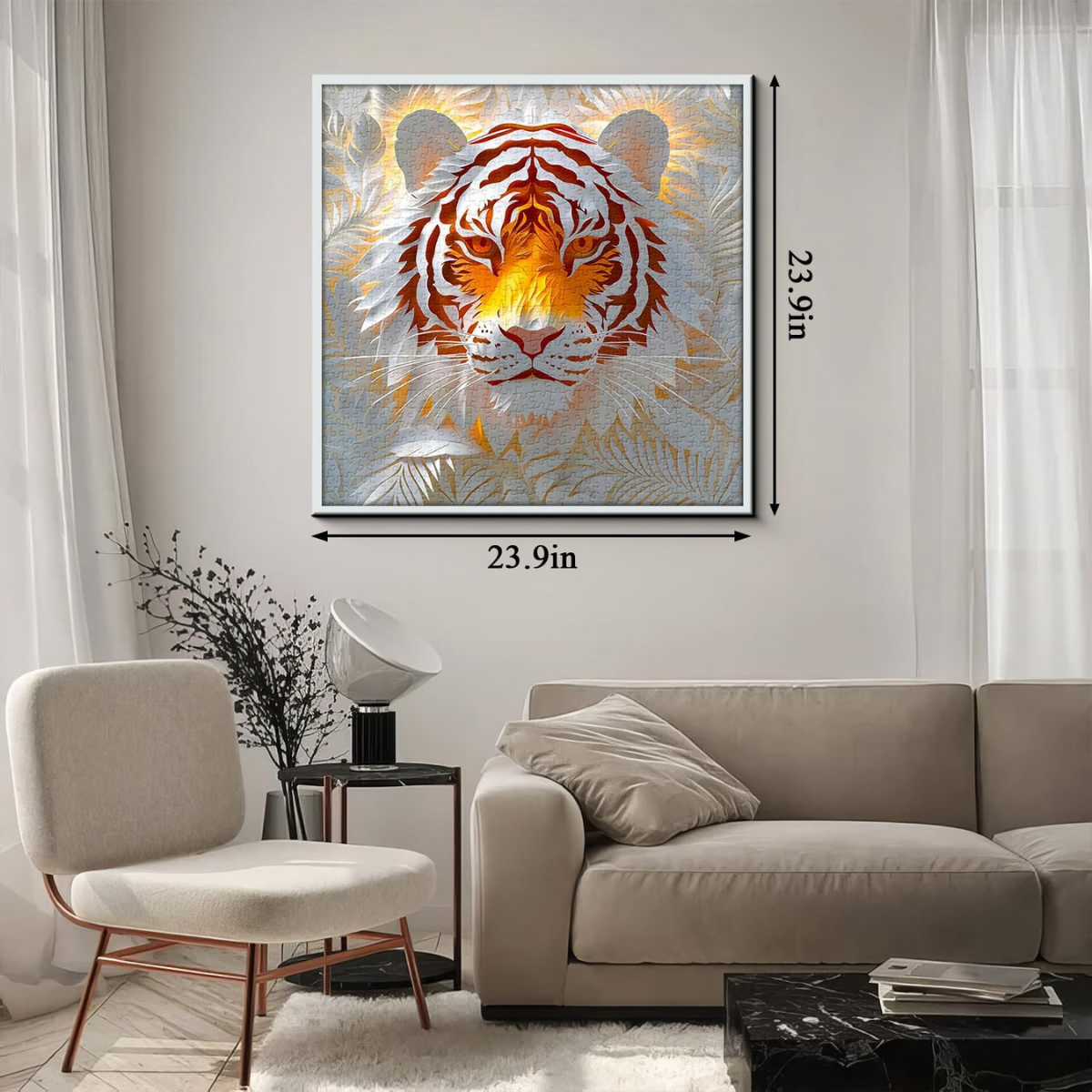 Paper Tiger Shadow Jigsaw Puzzle 1000 Pieces