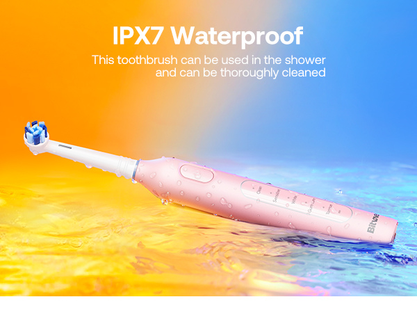Bitvae R1 Electric Toothbrush - IPX7 Waterproof - Safe to use in the shower
