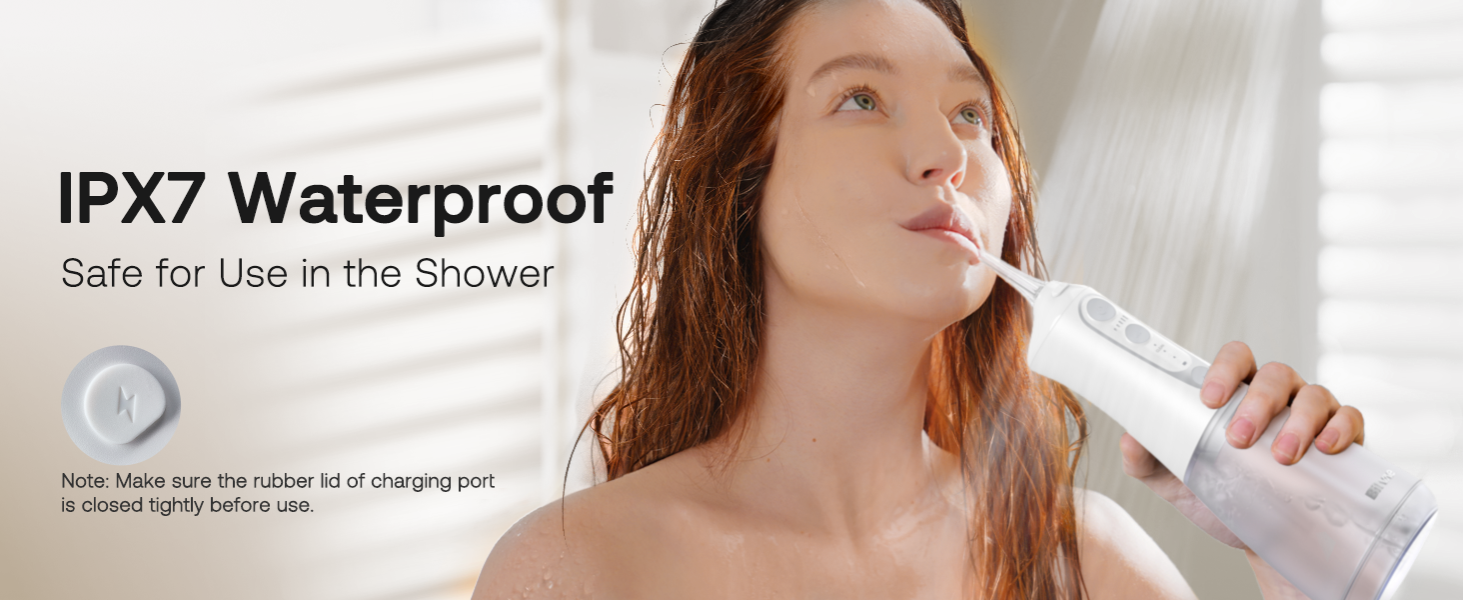 Water Flosser Bitvae C6 - IPX7 Waterprrof - Safe for use in the shower